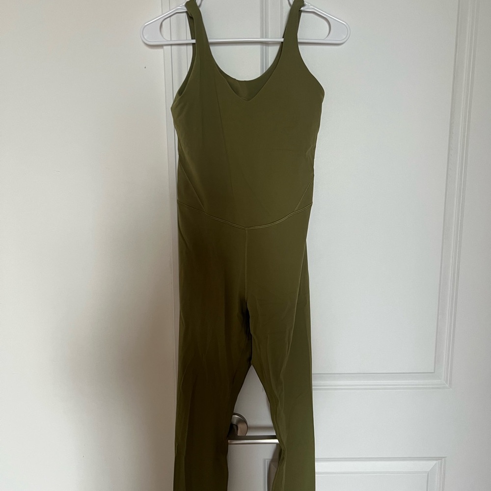 LuluLemon Olive Green Women's Body Suit